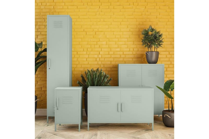 Høyskap Mission District 100x40x64 cm, Lysegrønn - 100x40x64 cm, Lysegrønn - Møbler - Bord - Avlastningsbord & sidobord - Konsollbord & gangbord
