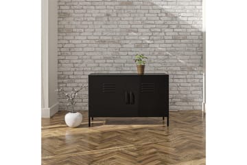 Høyskap Mission District 100x40x64 cm, Svart - 100x40x64 cm, Svart - Møbler - Bord - Avlastningsbord & sidobord - Konsollbord & gangbord
