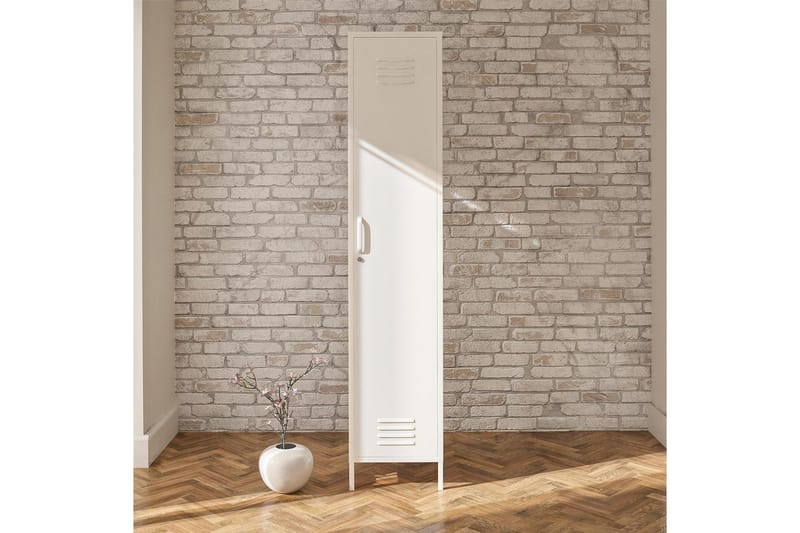 Høyskap Mission District 38x40x185 cm, Hvit - 38x40x185 cm, Hvit - Oppbevaring - Skap - Oppbevaringsskap - Klesskap & skifterom