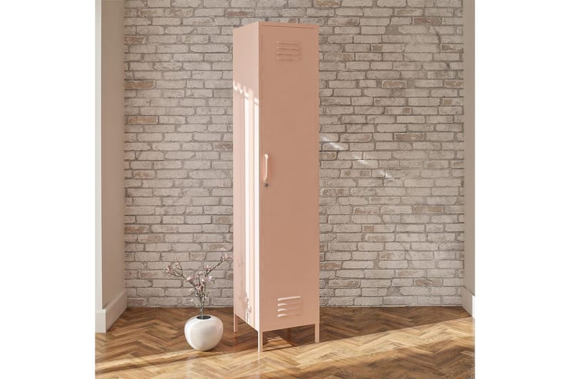 Høyskap Mission District 38x40x185 cm, Rosa - 38x40x185 cm, Rosa - Oppbevaring - Skap - Oppbevaringsskap - Klesskap & skifterom