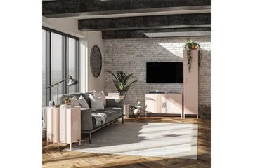 Høyskap Mission District 38x40x185 cm, Rosa - 38x40x185 cm, Rosa - Oppbevaring - Skap - Oppbevaringsskap - Klesskap & skifterom