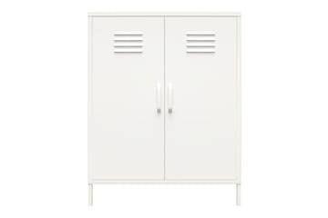 Høyskap Mission District 40x80x102 cm, Hvit - 40x80x102 cm, Hvit - Møbler - Bord - Avlastningsbord & sidobord - Konsollbord & gangbord