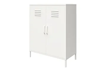Høyskap Mission District 40x80x102 cm, Hvit - 40x80x102 cm, Hvit - Møbler - Bord - Avlastningsbord & sidobord - Konsollbord & gangbord
