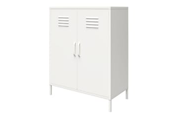 Høyskap Mission District 40x80x102 cm, Hvit - 40x80x102 cm, Hvit - Møbler - Bord - Avlastningsbord & sidobord - Konsollbord & gangbord