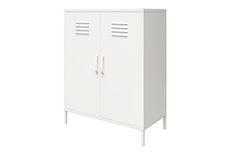 Høyskap Mission District 40x80x102 cm, Hvit - 40x80x102 cm, Hvit - Møbler - Bord - Avlastningsbord & sidobord - Konsollbord & gangbord
