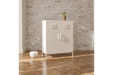 Høyskap Mission District 40x80x102 cm, Hvit - 40x80x102 cm, Hvit - Møbler - Bord - Avlastningsbord & sidobord - Konsollbord & gangbord