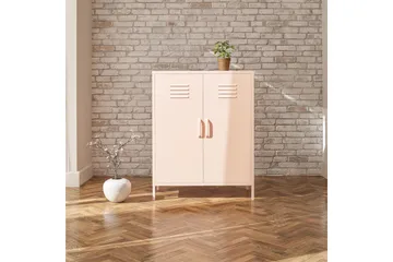 Høyskap Mission District 40x80x102 cm, Rosa - 40x80x102 cm, Rosa - Oppbevaring - Skap - Oppbevaringsskap