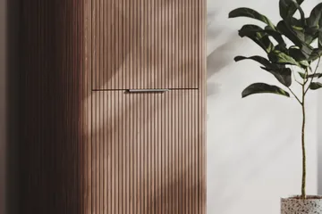 Kopparbo Høyskap - Mørk brun valnøttre - Oppbevaring - Skap - Oppbevaringsskap