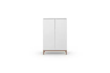 Høyskap Pelle Hvit/Wotan Eik - Hvit/Wotan Eik - Oppbevaring - Skap - Oppbevaringsskap