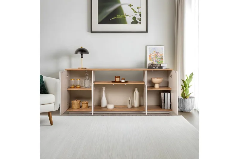 Hano Konsollbord 180 cm - Natur - Møbler - Bord - Avlastningsbord & sidobord - Konsollbord & gangbord