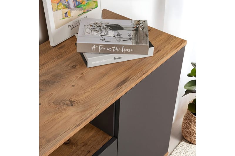 Hano Konsollbord 180 cm - Natur/Antrasitt - Møbler - Bord - Avlastningsbord & sidobord - Konsollbord & gangbord