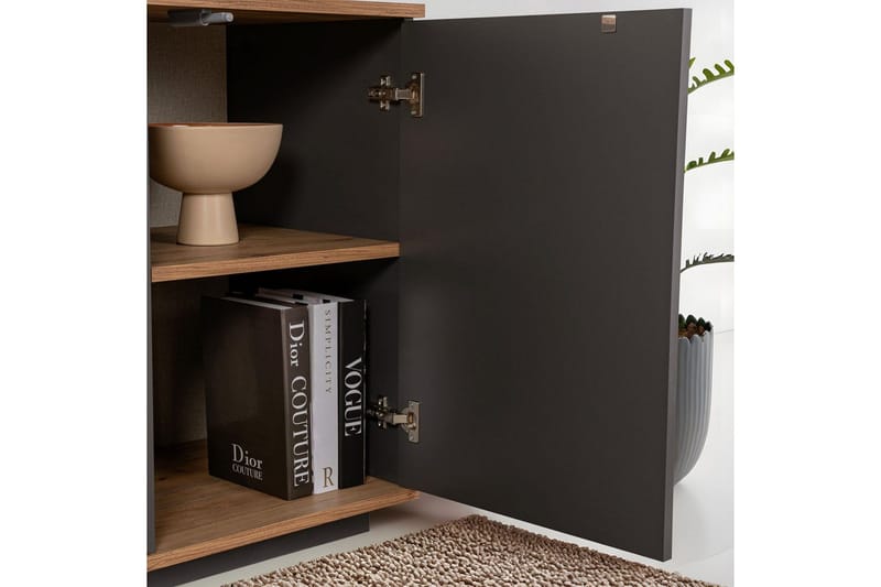 Hano Konsollbord 180 cm - Natur/Antrasitt - Møbler - Bord - Avlastningsbord & sidobord - Konsollbord & gangbord