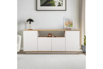 Hano Konsollbord 180 cm - Natur/Hvit - Møbler - Bord - Avlastningsbord & sidobord - Konsollbord & gangbord