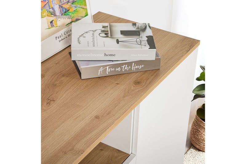 Hano Konsollbord 180 cm - Natur/Hvit - Møbler - Bord - Avlastningsbord & sidobord - Konsollbord & gangbord