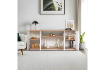 Hano Konsollbord 180 cm - Natur/Hvit - Møbler - Bord - Avlastningsbord & sidobord - Konsollbord & gangbord