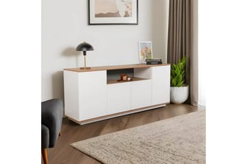 Hano Konsollbord 180 cm - Natur/Hvit - Møbler - Bord - Avlastningsbord & sidobord - Konsollbord & gangbord