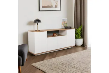 Hano Konsollbord 180 cm - Natur/Hvit - Møbler - Bord - Avlastningsbord & sidobord - Konsollbord & gangbord