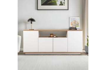 Hano Konsollbord 180 cm - Natur/Hvit - Møbler - Bord - Avlastningsbord & sidobord - Konsollbord & gangbord