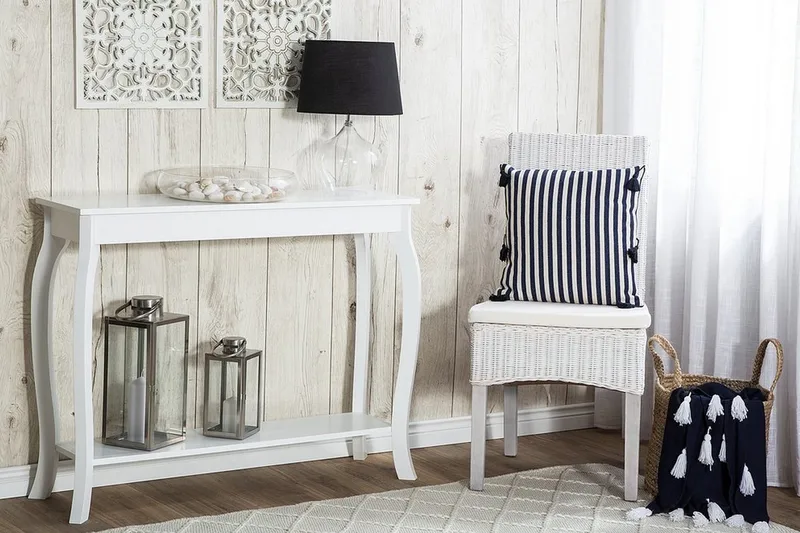 Hartford Avlastningsbord 100 cm - Hvit - Møbler - Bord - Avlastningsbord & sidobord - Konsollbord & gangbord