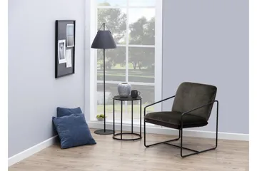 Hartsoe Sidebord 40x40 cm - Svart - Møbler - Bord - Avlastningsbord & sidobord - Brettbord og småbord