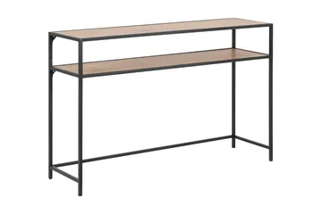 Hasslevik Konsollbord 120 cm - Natur/Matt Svart - Møbler - Bord - Avlastningsbord & sidobord - Konsollbord & gangbord