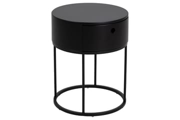 Hastane Nattbord 40 cm - Svart - Møbler - Bord - Avlastningsbord & sidobord - Sengebord & nattbord