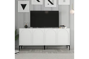 Hazim Konsollbord 180 cm - Hvit/Svart - Møbler - Bord - Avlastningsbord & sidobord - Konsollbord & gangbord