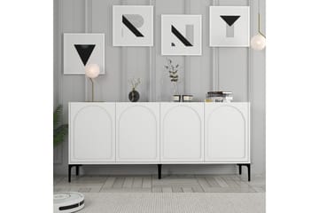 Hazim Konsollbord 180 cm - Hvit/Svart - Møbler - Bord - Avlastningsbord & sidobord - Konsollbord & gangbord