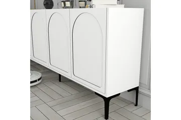 Hazim Konsollbord 180 cm - Hvit/Svart - Møbler - Bord - Avlastningsbord & sidobord - Konsollbord & gangbord