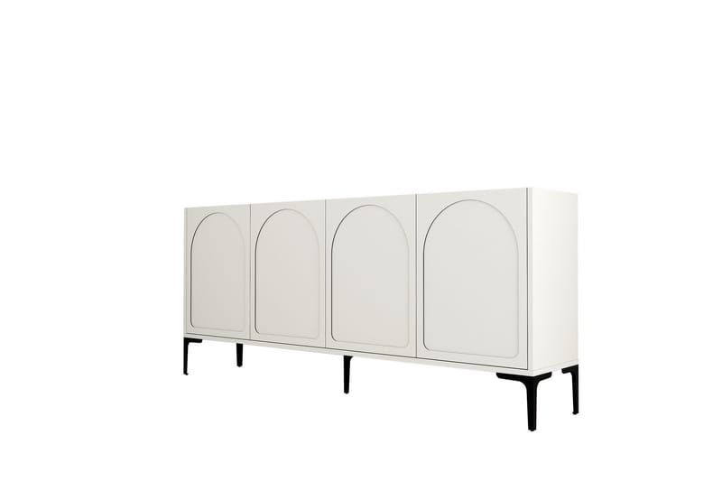 Hazim Konsollbord 180 cm, Krem/Svart