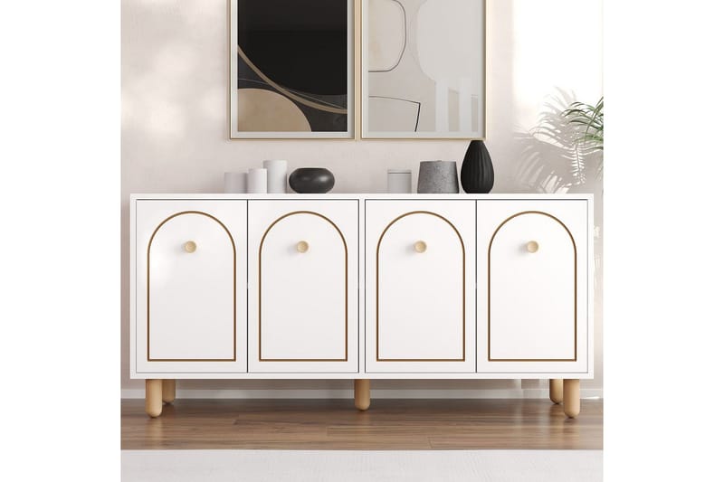 Hearst Konsollbord 150 cm - Hvit - Møbler - Bord - Avlastningsbord & sidobord - Konsollbord & gangbord