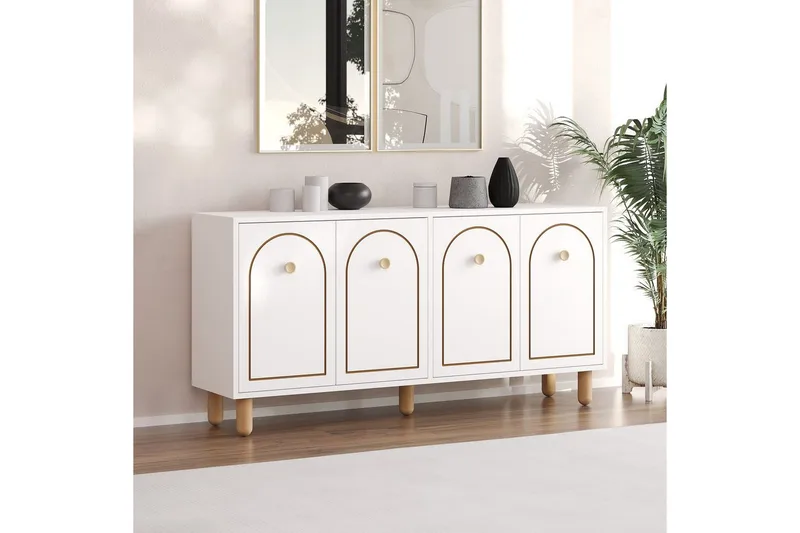 Hearst Konsollbord 150 cm - Hvit - Møbler - Bord - Avlastningsbord & sidobord - Konsollbord & gangbord