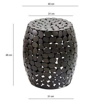Helilo sidebord 40 cm - svart - Møbler - Bord - Avlastningsbord & sidobord - Settbord