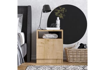 Heren Nattbord 40 cm - Valnøtt - Møbler - Bord - Avlastningsbord & sidobord - Sengebord & nattbord