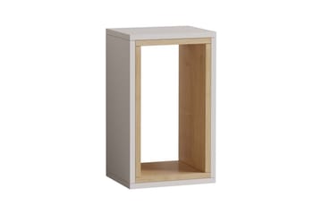 Hesper Sidebord 30 cm - Eik/Hvit - Møbler - Bord - Avlastningsbord & sidobord - Lampebord & sidebord