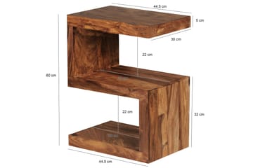Hessler Avlastningsbord 44 cm - Brun - Møbler - Bord - Avlastningsbord & sidobord