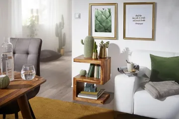 Hessler Avlastningsbord 44 cm - Brun - Møbler - Bord - Avlastningsbord & sidobord