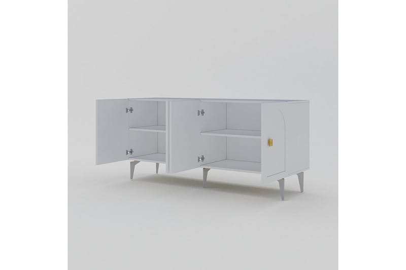 Hideaki Konsollbord 150 cm - Gull/Hvit - Møbler - Bord - Avlastningsbord & sidobord - Konsollbord & gangbord
