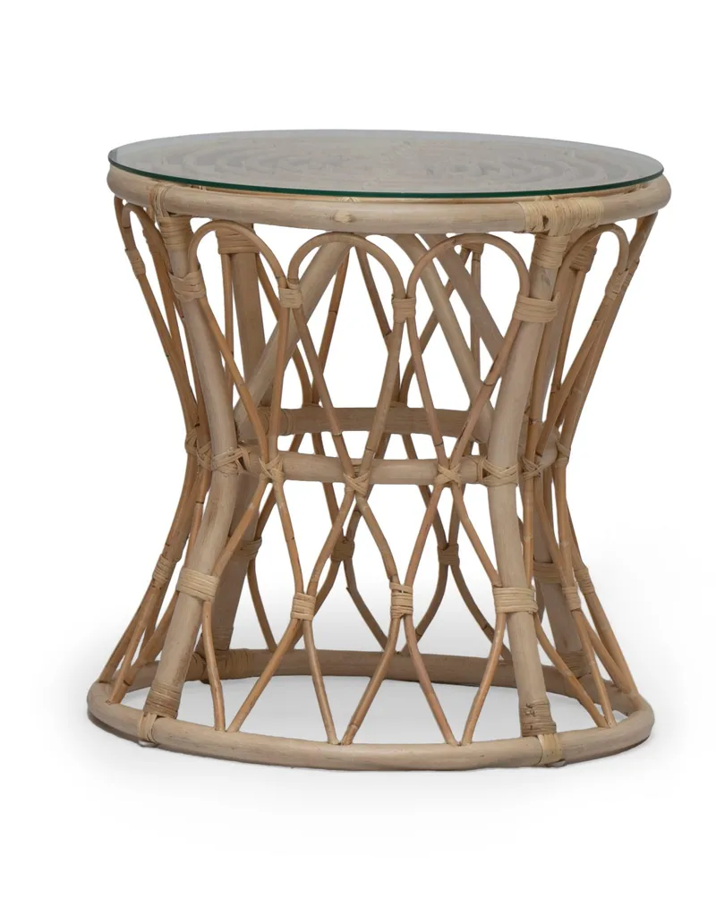 Hillerstorp Lyckesö sidebord Ø50 cm, Natur