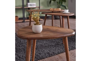 Horatio Sett med bord 80 cm - Sand - Møbler - Bord - Avlastningsbord & sidobord - Settbord