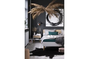 Hostafranc Sengebord 50,2 cm - Hvit - Møbler - Bord - Avlastningsbord & sidobord - Sengebord & nattbord