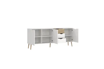 Hostafranc Skjenk 195,7 cm - Hvit - Oppbevaring - Oppbevaringsmøbler - Sideboard & skjenk