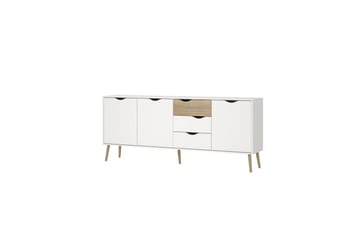 Hostafranc Skjenk 195,7 cm - Hvit - Oppbevaring - Oppbevaringsmøbler - Sideboard & skjenk