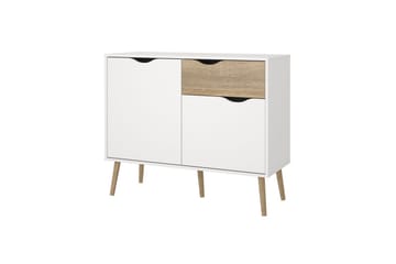 Hostafranc Skjenk 98,7 cm - Hvit - Oppbevaring - Oppbevaringsmøbler - Sideboard & skjenk