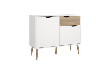 Hostafranc Skjenk 98,7 cm - Hvit - Oppbevaring - Oppbevaringsmøbler - Sideboard & skjenk