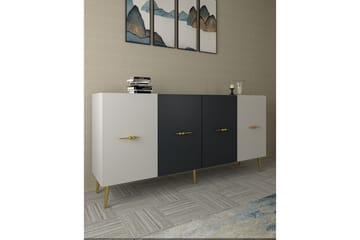 Huelva Konsollbord 150 cm - Hvit/Antrasitt - Møbler - Bord - Avlastningsbord & sidobord - Konsollbord & gangbord