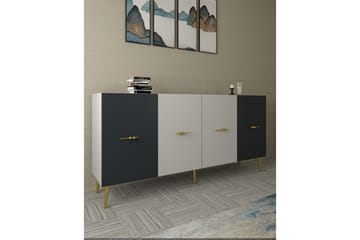 Huelva Konsollbord 150 cm - Hvit/Antrasitt - Møbler - Bord - Avlastningsbord & sidobord - Konsollbord & gangbord