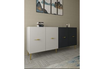 Huelva Konsollbord 150 cm - Hvit/Antrasitt - Møbler - Bord - Avlastningsbord & sidobord - Konsollbord & gangbord