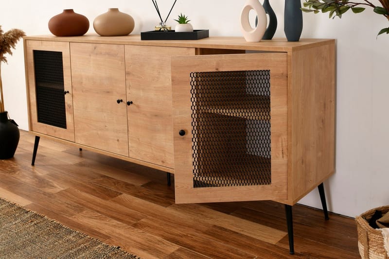 Huff Konsollbord 180 cm - Eik - Møbler - Bord - Avlastningsbord & sidobord - Konsollbord & gangbord