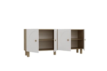 Inci Konsollbord 150 cm - Brun/Hvit - Møbler - Bord - Avlastningsbord & sidobord - Konsollbord & gangbord